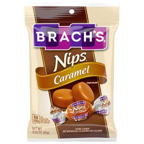 Brach's Nips Caramel 3.25 oz. Bag - All City Candy