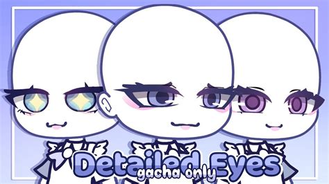 Ways To Make Detailed Eyes in Gacha Club | Club design, Cute drawings ...