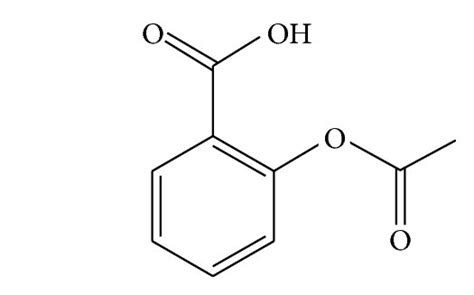 Chemical structure of Aspirin. | Download Scientific Diagram