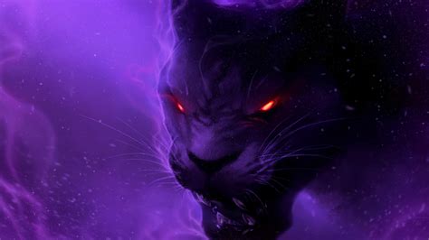 Black Panther Fantasy Wallpaper - Cool Black Panther Wallpaper Animal - 2048x1152 Wallpaper ...