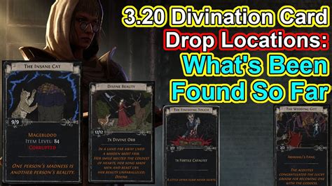 POE 3.20 - New Divination Card Drop Locations: Mageblood & Divine Orb Cards And More - Path of ...