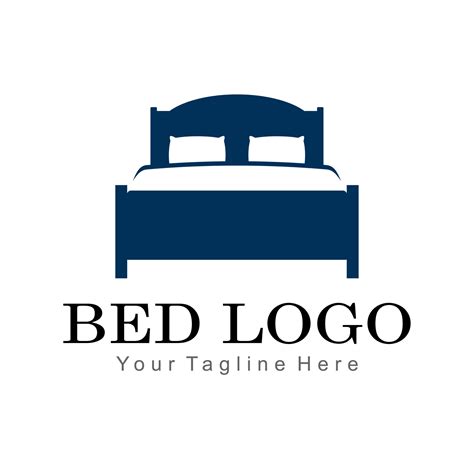 bed logo vector 10030510 Vector Art at Vecteezy