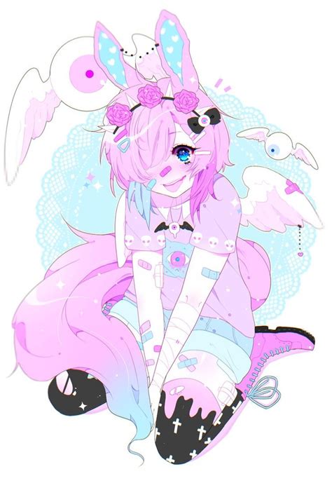 48 best Pastel Goth Art images on Pinterest | Anime girls, Drawings and ...