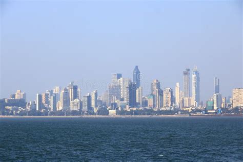 Mumbai Skyline View from Marine Drive in Mumbai, India Stock Photo - Image of asia, city: 267068830