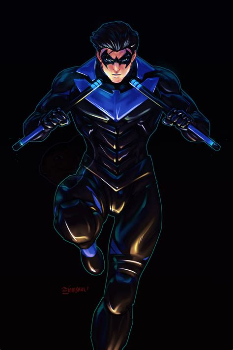 NIGHTWING #SketchEmAll Gotham Knights by EmmShin on DeviantArt