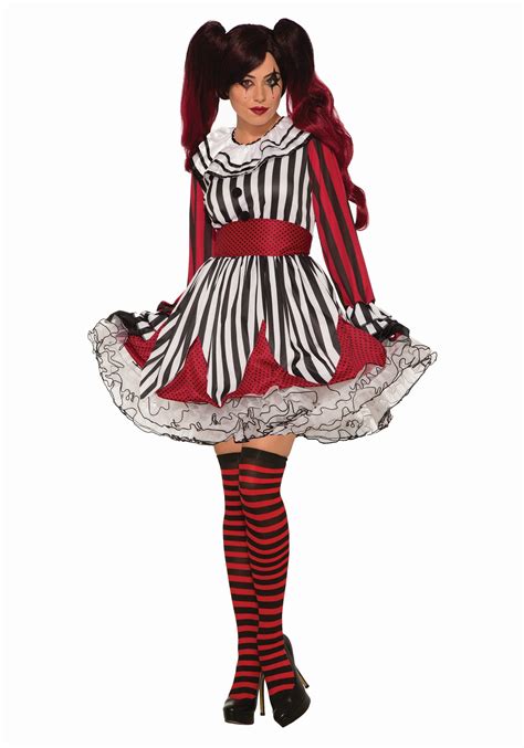 Miss Mischief the Clown Women's Costume