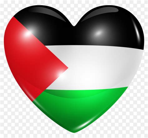 Palestine Flag Heart