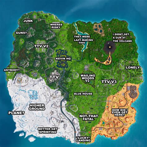 Fortnite Map If It Were Honest : r/FortNiteBR