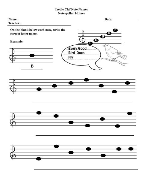 Music Theory Printable Worksheets