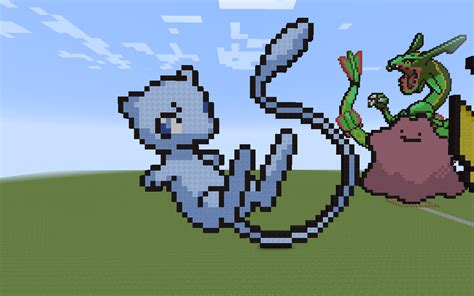 Shiny Mew Minecraft by DeadplinkOfTheSand on DeviantArt