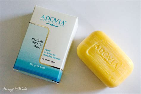 Adovia Mineral Skin Care Natural Sulfur Soap - Honeygirlsworld - Hawaii Lifestyle Blog