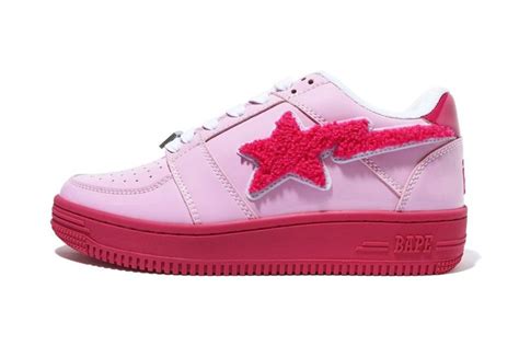 Glossy Gyrl — Patched BAPE STA TM women’s sneakers in pink and... | Womens sneakers, Bape, Sneakers