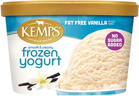 No Sugar Added/Fat Free Frozen Yogurt Vanilla (1.5qt.) - Kemps