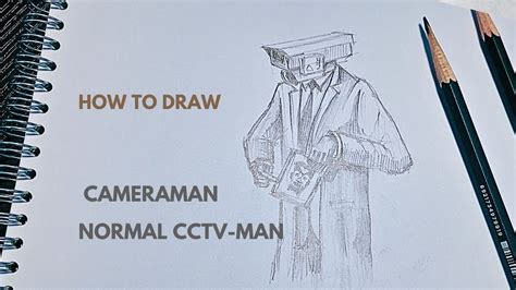 Skibidi Toilet How to draw Cameraman Normal CCTV-man - YouTube