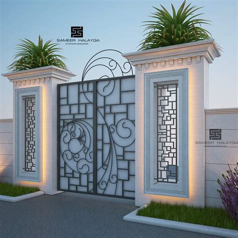 Entrance Arch Gate Design For Inviting Front Yard - Decor Inspirator