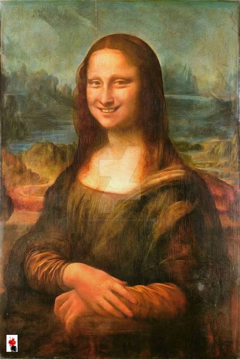 The Smiling Mona Lisa by colorARTillery on DeviantArt