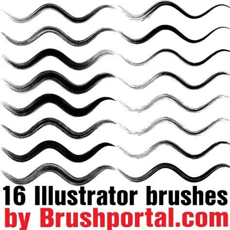 16 free Illustrator brushes by Brushportal on DeviantArt