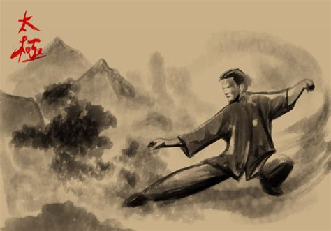 Tai Chi Painting Vector 125028 Vector Art at Vecteezy