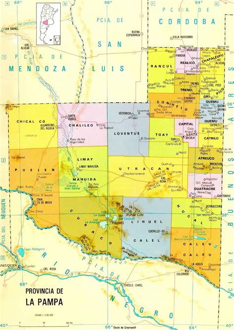 Mirá cómo descargar gratis mapas geográficos de La Pampa, Argentina y los planisferios ...