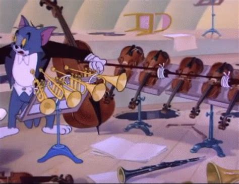 Tom And Jerry Orchestra GIF - TomAndJerry Orchestra - Discover & Share GIFs | Tom and jerry, Tom ...