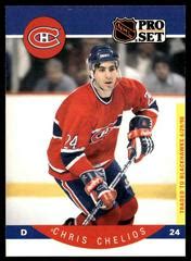 Chris Chelios #147 Prices | 1990 Pro Set | Hockey Cards