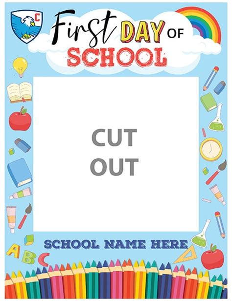 First Day Of School Frame | The Perfect Photo Prop For Schools!