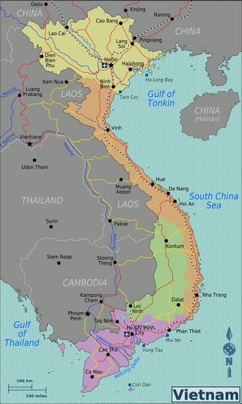 File:Vietnam Regions Map.png - Wikitravel Shared