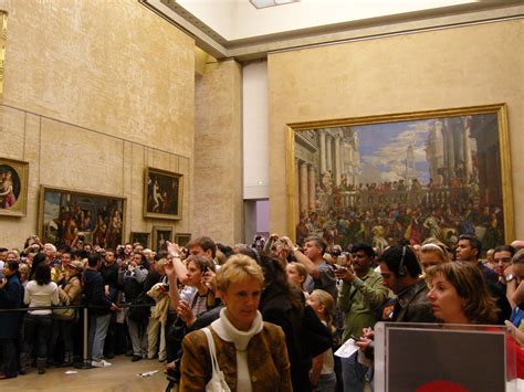 Inside Louvre Museum Mona Lisa