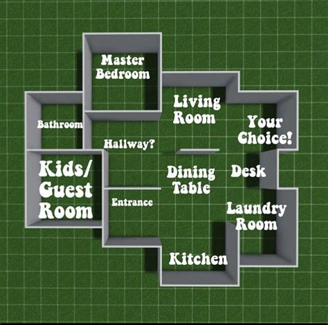 Layout for bloxburg house | Tiny house layout, House layouts, Minecraft house designs