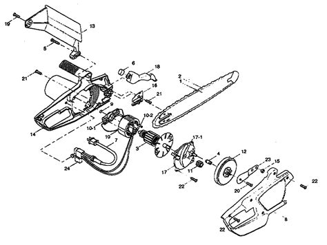 Remington Electric Chainsaw Parts Diagram