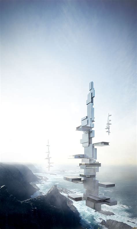 flyingArchitecture contest 2nd prize on Behance Burj Khalifa, Dreamland, Prizes, Cn Tower ...