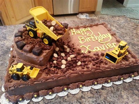 Construction Truck Birthday Cake