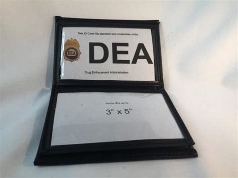 DEA Recessed Badge Wallet & ID Case | Badge And Wallet