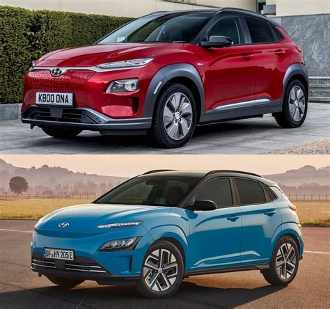 2021 Hyundai Kona EV vs. 2020 Hyundai Kona EV - In Images