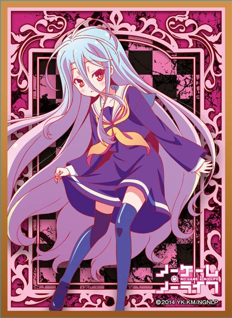 Buy Shiro No Game No Life Anime Character Card Game Sleeves Collection Loli Girl Blank NGNL Mat ...