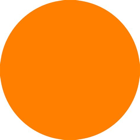 Glossy Orange Circle Icon Clip Art at Clker.com - vector clip art ...