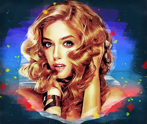 أكشن فوتوشوب الرسم الزيتي على الصور والتصميمات تحميل مجانا Photoshop Action