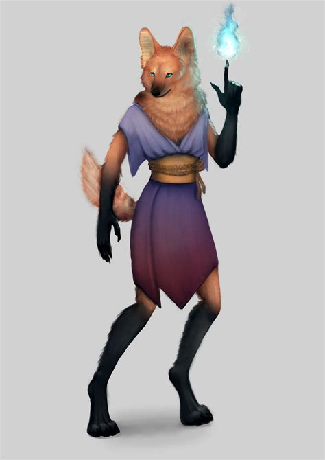 ArtStation - Humanoid maned wolf