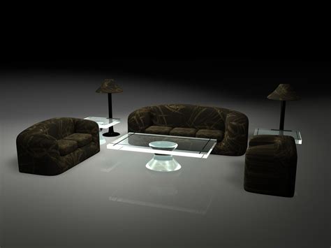 3d sofa set model