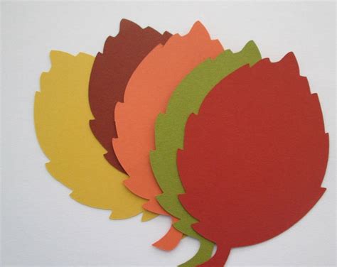 Maple Leaf Paper Cut Outs Set of 25 Maple Leaf Die Cuts Paper Leaves Paper Fall Decor Fall Theme ...