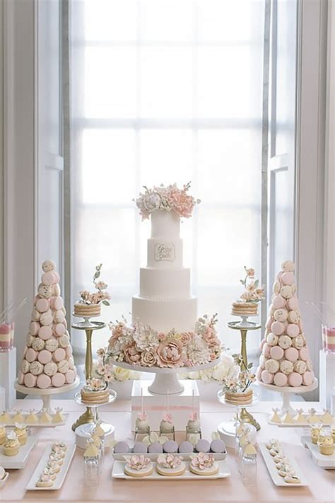 15 Easy Dessert Table Displays To Really Wow Your Wedding Guests