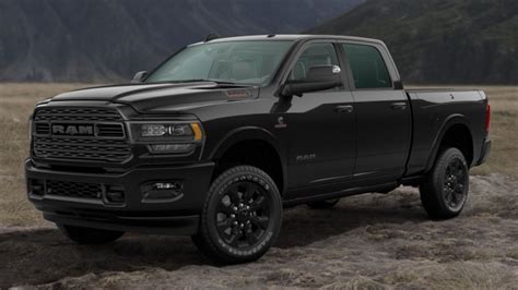 Ram Quietly Opens Orders For 2020 Ram 2500/3500 Limited Black Pickups: - MoparInsiders