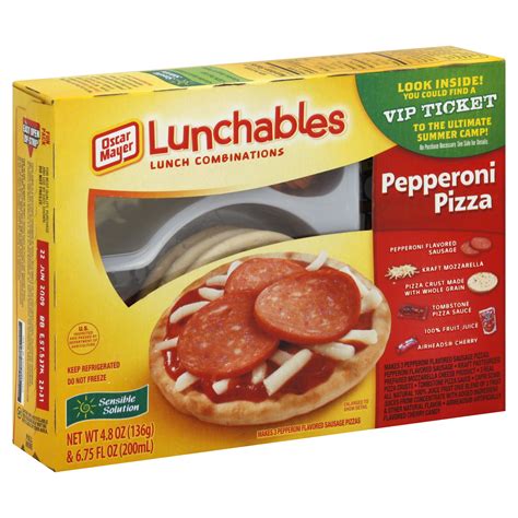 Lunchables Lunch Combinations, Pepperoni Pizza, 1 kit | Shop Your Way ...