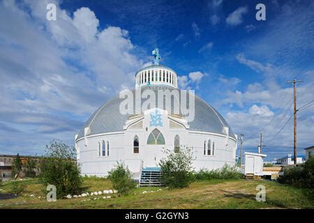 Igloo Church Inuvik NWT Canada Stock Photo - Alamy