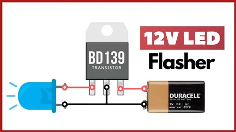 Simple 12v Led Flasher Circuit Diagram