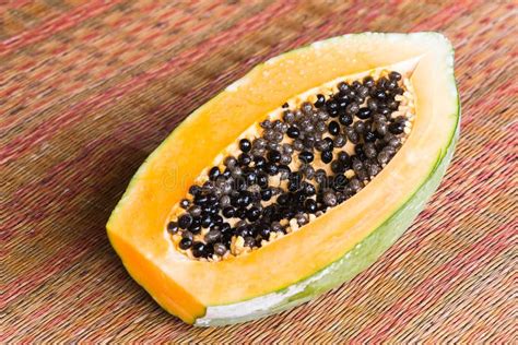 Papaya seeds stock photo. Image of papaya, food, fruit - 83356556