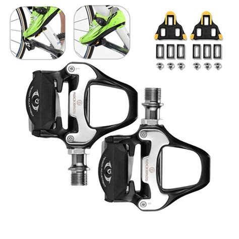 RockBros 1 Set Road Bike Clipless Bicycle Self-locking Pedals with SPD-SL Cleats | Walmart Canada