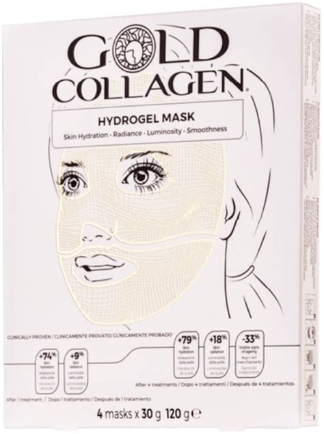 Gold Collagen Hydrogel Mask 4 pack | medino