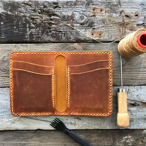 Handmade Leather Wallet - Etsy