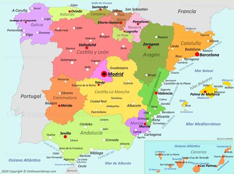 Mapa de España | España Mapas